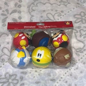 New 6 Disney World Antenna Topper Mickey Minnie Goofy Donald Pluto Dale